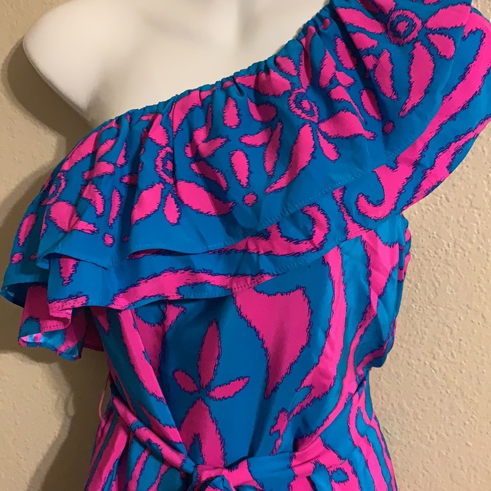 Alice & Trixie silk one shoulder dress XS - Picture 2 of 5